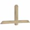 Ekena Millwork Eugene Rough Sawn Timber Gable Bracket, Douglas Fir, 60"W x 27"H x 4"D x 4"F, 11/12 Pitch GBW060X27X0404EUG00RDF - alternate 5